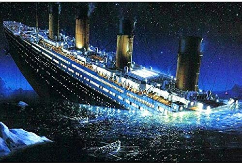 XiuTaiLtd Holzpuzzle 1000 Teile Der Versunkenen Titanic, Einzigartige Dekoration Und Geschenke