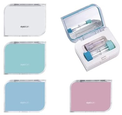 RGP Hard Contact Lens Case with Plunger & Semi-Scleral Lens Insert Tool and Remover - Portable Storage Box