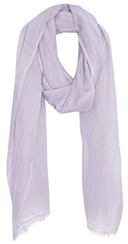 Bovari Pashmina Kaschmir Schal Damen - 70% Kaschmir 30% Seide - extra leicht/dünn - Sommerschal - 200 x 70 cm
