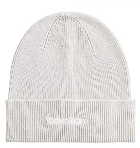 Calvin Klein Damen Mütze Essential Knit Beanie mit Kaschmiranteil