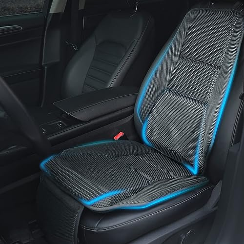 OLYDON Cuscino a cuneo per auto e schienale auto, in memory foam, miglioramento durante la seduta, per sedile del conducente.