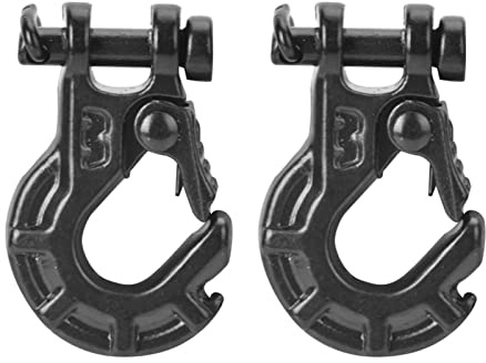 VGEBY RC Winch Hook, 2PCS Remote Control Model Vehicle Accessory Metal Winch Hook for RC Crawler, VGEBYEV4HUWZR6C