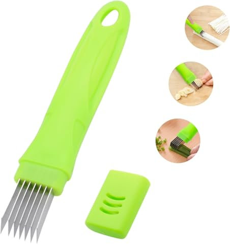 Sencangxun Shred Silk The Knife, 2024 Neue verbesserte Edelstahl-Zwiebelmesser, Küchen-Gemüsemesser, scharfes Zwiebelmesser, Schneidemesser, multifunktionales Küchenwerkzeug für den Haushalt