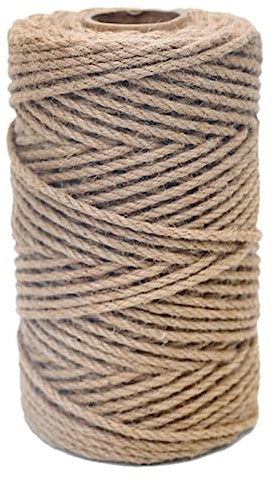 AUNANGLJSCS Corda Spessa in spago Corda di Iuta da 18 mm, Corda di Iuta Marrone Spessa da 10 m/33 Piedi, Corda di Canapa Naturale for Giardinaggio, impacchettamento, Campeggio, Decorazione(14MM 10M)