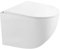 kielle Gaia 30115003 WC Mural Compact Toilette Suspendu avec Siège SoftClose Rimless Blanc
