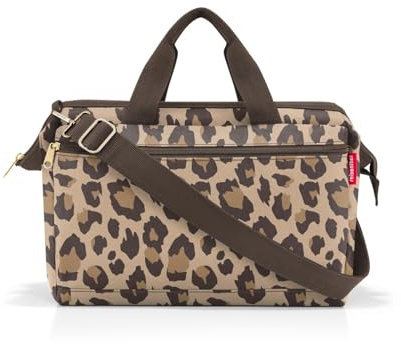 reisenthel allrounder S pocket leo macchiato – Doktortasche für Reise, Arbeit und Freizeit – Mit praktischer Trolley-Aufsteckfunktion