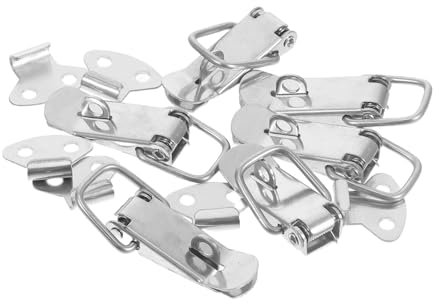 MUSISALY 6sets Latch Lock Clasp Buckle Toggle Fasteners Small Latches for Toolboxes Cables