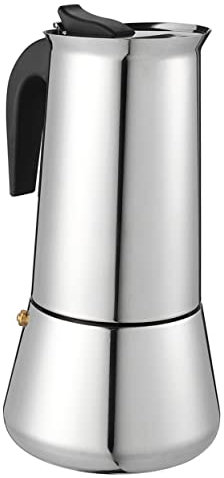 HOMOBABE 1pezzi Macchina Per Caffè in Acciaio Resistente Da Caffettiera Per Caffè Espresso Design Semplice e Pratico e Freddo