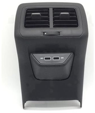 DZSNBMSHD Salpicadero Cubierta de ventilación de Aire Acondicionado reposabrazos Trasero con Interfaz de Carga USB para Golf 7 para MK7 5GG819203 Salida Aire Acondicionado
