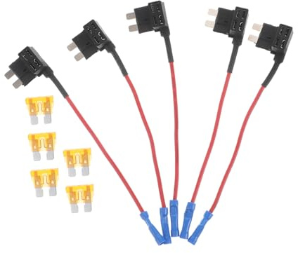 FUNOMOCYA 5stücke Auto-sicherungskasten Atc Dual Sicherungsstecker Für Fahrzeuge Boote Kompatibel Standard- -atc-sicherung Sicherungskastenadapter Sicherungsabgriff
