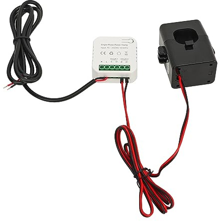 WIFI Smart Energy Meter Real Time Power Monitor with 200A CT Clamp AC90‑ App Remote Monitoring for Google Home
