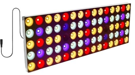 Dimmable LED Grow Light Full Spectrum 750W with Timer for Indoor Tent Garden Hydroponics Seedling Veg Bloom Plant Aquarium Lamp(200W DC 12V No adapter)