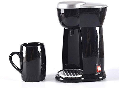 Machine à Café Machine à Café, Machine à Café Compacte, Cafetière de 140 Ml avec Fonction Anti-Goutte, 300W, Cafetière à Filtre avec Temps D'Infusion de 3 Minutes, Réutilisable, Filtre Lavable Intére