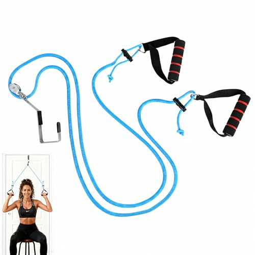 Flintronic Carrucola per Esercizi Braccio, Trx Fitness da Casa, Attrezzi Palestra Casa, Allenamento Sospensione per Palestra in Casa, Alleviare la Spalla Congelata