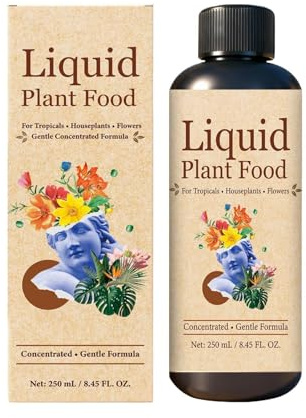 Stibtmr Concime Liquido per Piante - 250 ml con Nutrienti Organici per Terriccio,Concime Liquido per Piante da Interno,per Cactus Bonsai Orchidea Fiori Giardino Esterno