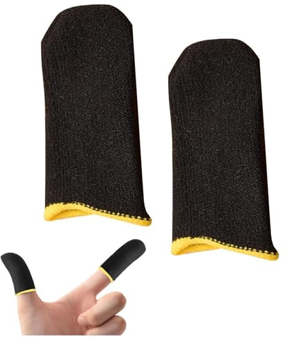 Finger Sleeve for ,Game Fingeer Cots for Mobile | Sweat-prroof Slip-proof Carbon Fiber Thumb Sleeves fosr Mobile Phone Tablet Devices