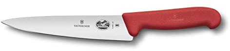 Victorinox 5.2001.19 Carving Knife, Stainless Steel, Red, 19 cm