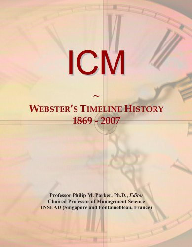ICM: Webster's Timeline History, 1869 - 2007