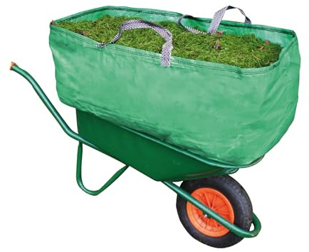 Barrow Bag Wheelbarrow Waste Bag, Green, 270L, 1 Pack