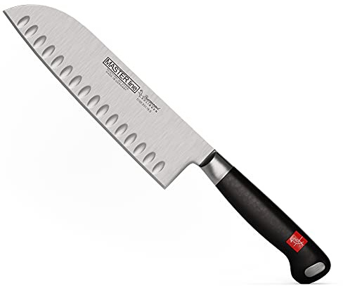 Burgvogel SOLINGEN Santokumesser Master Line (7 Zoll = 18 cm) Santoku mit Kulle, B