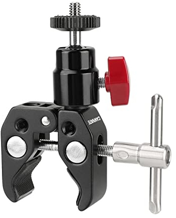 CAMVATE Super Clamp Articulated Mini Ball Head with 1/4-20 Thread Hole - 1414