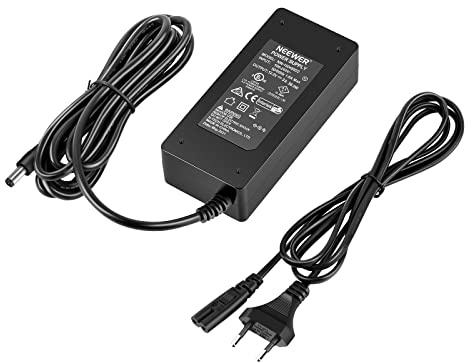 Neewer AC 100 – 240 V auf DC 12 V 3 A 36 W Netzteil mit 2 m Netzkabel für 480 LED Videolicht und Leuchtring 12 V 3 A 36 W, UL-zugelassen (EU-Stecker)