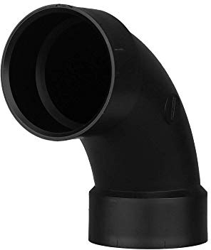 CHARLOTTE PIPE 3 DWV LONG SWEEP 1/4 BEND HUB X HUB DWV (DRAIN, WASTE AND VENT) (10 Unit Box)