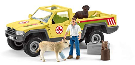 SCHLEICH Tierarzt Blick auf den Bauernhof