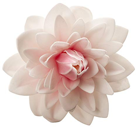 dekora - Fiore Gigante Commestibile in Ostia 12,5 cm – Dalia Rossa – Senza Glutine – Decorazioni per torte per compleanni, matrimoni, battesimi e comunioni