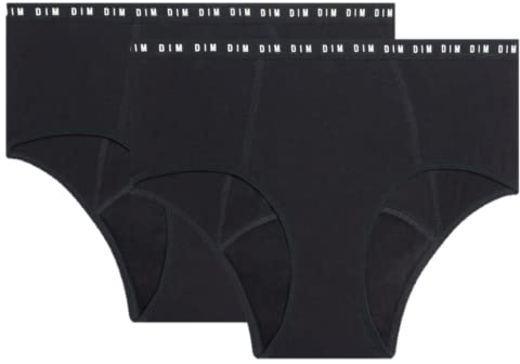 Dim Braga Tipo Short Menstrual Flujo Abundante En Algodón Orgánico Dim Protect Mujer x2