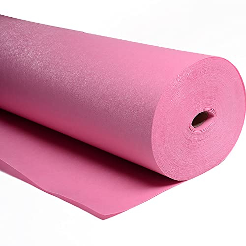 Yimihua Rosa Filz Stoff 1mm 85 x 100 cm Filzstoff Bastelfilz Farbig Filz Blätter Vliesstoff Kinder DIY Zubehör zum Handwerk Nähen Projekte(Size:85 * 200cm)