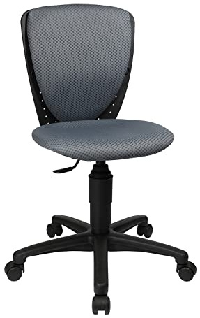 TOPSTAR Kinder Drehstuhl High S`Cool 3 Junior, ergonomisch, Neuer Stoff (Gray)…