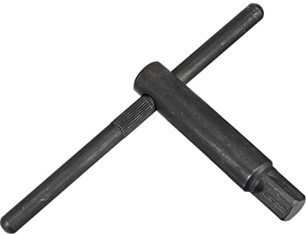 sourcing map Lathe Chuck Wrench, 17mm Square Head Key Spanner Tool for CNC Router Engraving Milling Machine (L150x220mm)