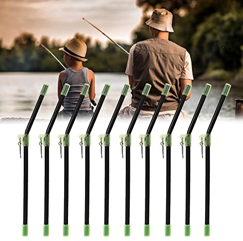 Fishing Anti Tangle Boom Set, 10 Anti Boom Mit Wirbel Angeln Zubehörröhrchen, Anti Tangle Boom Mit Wirbel Fishing Anti-tangle Boom Sleeves Set Durchlauf Röhrchen Angel Zubehör Abstandshalter Röhrchen