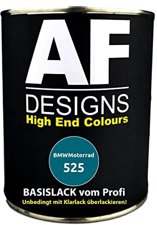 Alex Flittner Designs 1L Motorradlack für BMWMotorrad 525 Türkis Metallic spritzfertig