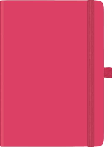 BRUNNEN Buchkalender Kompagnon Modell 791 66 (2025), 2 Seiten = 1 Woche, A5, 144 Seiten, PU-Einband, flexibel, pink