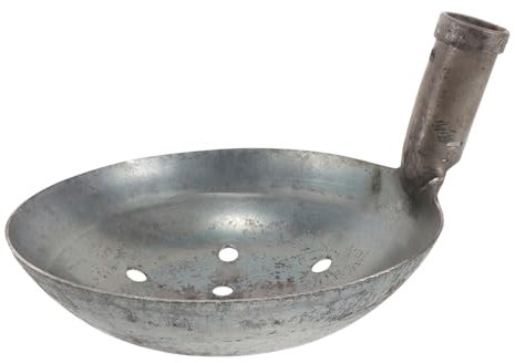 Kisangel Pelle à Tamiser en Métal Grosse Capacité pour Nettoyage D'égouts Et Boues, Usage Professionnel Et Travaux De Plomberie, Pelle à Réutilisable Trous pour Évacuation Rapide