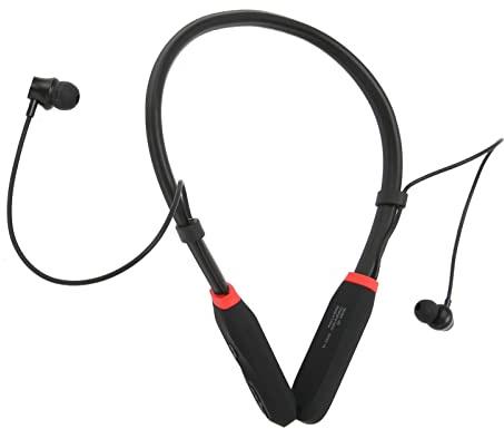Bluetooth-hörlurar med Nackband, Trådlösa Bluetooth-öronsnäckor 100 Timmar Lång Speltid med Brusreducering, Inbyggd Mikrofon, IPX5 Vattentät, för Sportträning