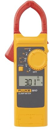 Fluke-301D/ESP, 600A AC/DC Clamp Meter with Slim Body and Thin Jaw Arm