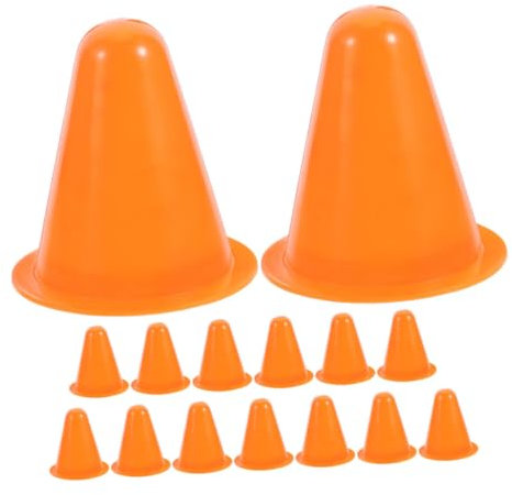 UPKOCH 15stücke Roller Skating Tassen Sport Agility Training Markierungen Hindernis Geräte Für Fußball Basketball