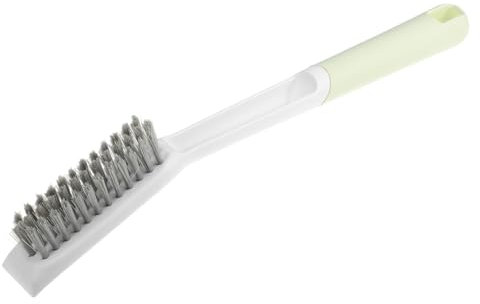 OKUMEYR Oven Brush with Long Handle and Nylon Bristles Stove Brushes for Gas Stove Cleaning for Daily Maintenance Effective Oven Grill and Fryer Cleaner for Thorough Cleaning