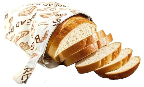 1 bolsa reutilizable de cera de abeja para pan casero, contenedores de almacenamiento de alimentos, algodón orgánico XL masa madre cera de abeja bolsa de pan suministros envoltura de sándwich,