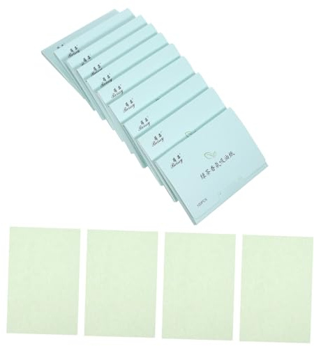 VICASKY Ölabsorbierendes Papier Für Gesichtspflege Ölregulierende Hautpflegetücher Ölabsorbierende Gesichtsblottingpapiere Vielseitig Einsetzbar Für Fettige Haut