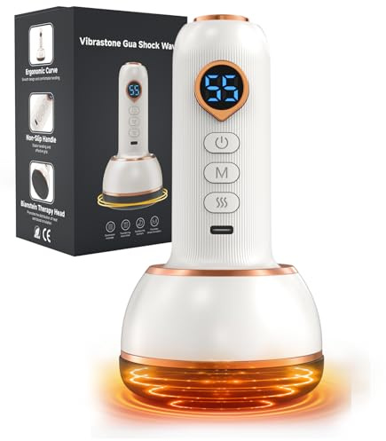 Wagxoey Vitaflow mit Lymphatic Massagegerät, Venopulse Neuropathie Fuß und Ganzkörper Massagegerät mit Wärme & Vibration Schmerzlinderung für Füße, Hände, Rücken, Beine Weiß