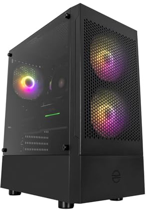 PCSpecialist Prism PC Gamer - AMD Ryzen 5 5500 3,60 GHz 6 Cœurs, RAM 16 Go DDR4, NVIDIA GeForce RTX 5060 8 Go, SSD M.2 1 to, Windows 11