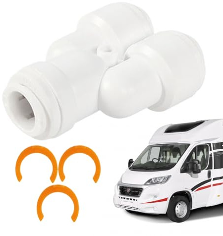 Generisch Connettore per Tubo | 12,7 mm Universale | Raccordo per Tubo 'Acqua Universale | per Esterni Campeggio Collegamento di drenaggio