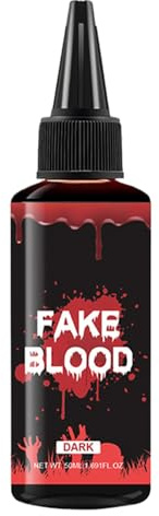 Halloween Fake Blood - Líquido para la piel Volumen de 50 ml | Maquillaje