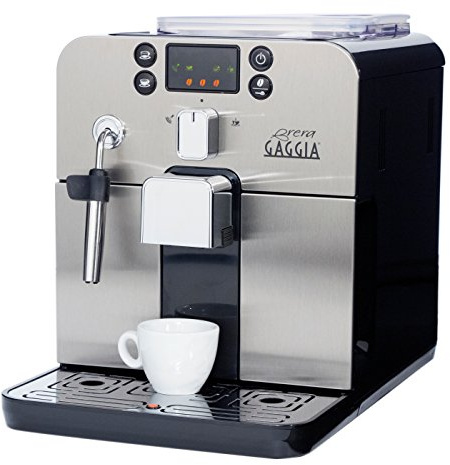 Gaggia Brera Super-Automatic Espresso Machine, Small, Black, 40 fl oz