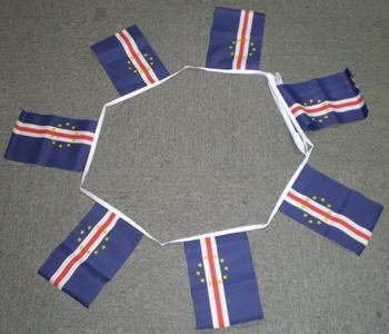 6m 20 flag Cape Verde bunting