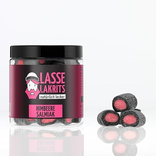 LASSE LAKRITS® | Dose Himbeere Salmiak 1 Dose (165 g)